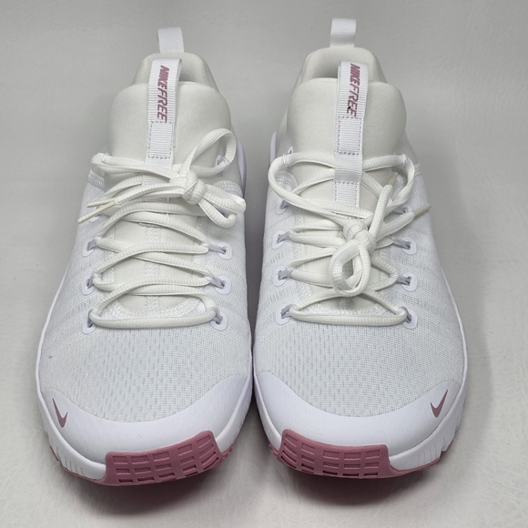 Nike Free Metcon 6 White Elemental Pink Training FJ7126-106 Women's Size 11 New - Picture 7 of 10